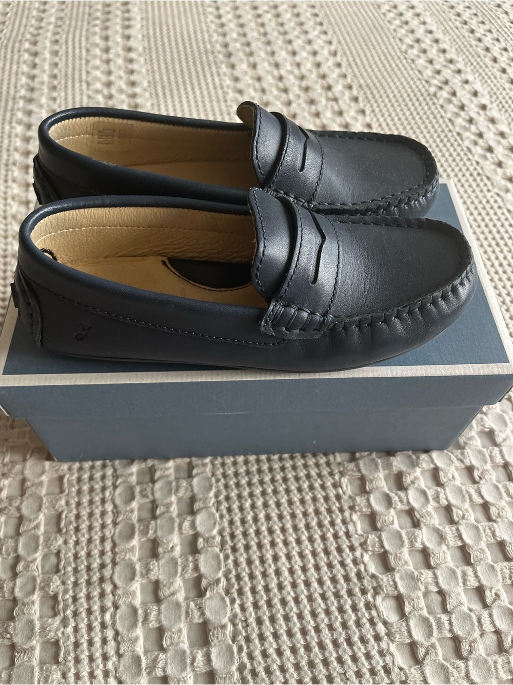 New Jacadi boys leather mocassins